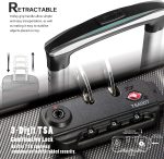 Coolife Luggage 3 Piece Set Suitcase Spinner Hardshell Lightweight TSA Lock 4 Piece Set - Image 4